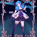 Gwen - League of Legends FanArt. Un progetto di Illustrazione tradizionale e Videogiochi di Alejandra Moreno - 02.08.2022