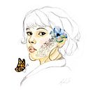 Retrato . Ilustrație tradițională, Desen și Pictură în acuarelă de Luis Fernando Pérez Campechano - 06.08.2022