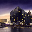 Mann Island, Liverpool. Architecture, and Traditional illustration project by Pedro Alves - 08.04.2022