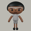 Mi proyecto del curso: Creación de personajes kawaii en 3D con Blender . Ilustração tradicional, Design de personagens, Ilustração digital, Modelagem 3D, e Mangá projeto de Jhonatan Damián Godoy Mendieta - 09.06.2022