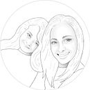 My procreate sketch for course: Realistic Portrait Embroidery. Bordado, Tecido, e Design têxtil projeto de Holly - 02.08.2022