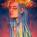 Mi proyecto del curso: Retratos digitales de fantasía con Photoshop. Un projet de Illustration traditionnelle, Dessin, Illustration numérique, Dessin de portrait, Dessin numérique , et Peinture numérique de vanesa_polet - 03.08.2022