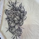 Meu projeto do curso: Técnicas de tatuagem blackwork com fine line. Desenho de tatuagens projeto de Diego Bezerra - 02.08.2022