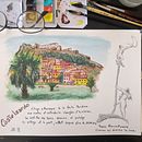 Mi proyecto del curso: Cuaderno de viaje en acuarela . Ilustrasi tradisional, Lukisan Cat Air, Ilustrasi Arsitektur, Dan Buku sketsa proyek oleh Jean-Charles - 08.06.2022