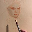 Il mio progetto del corso: Ritratto classico: il metodo rinascimentale. Projekt z dziedziny  Sztuki piękne, Sketching,  R, sunek, Portret, R, sunek realist, czn,  R, sunek art, st i czn użytkownika DIANA FERRANTE - 01.08.2022