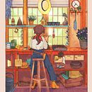 Mein Kursprojekt: Manga-inspirierte Illustration mit Procreate. Projekt z dziedziny Trad, c, jna ilustracja, Projektowanie postaci, Komiks, Ilustracja c, frowa, R, sunek c, frow i Manga użytkownika little_pencil_tip - 07.08.2022