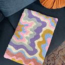 Summer rug. Fiber Arts project by Alessia Faccenda - 08.08.2022