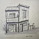 Mój projekt z kursu: Rysunek architektoniczny: kolor i artystyczna ekspresja. Esboçado, Desenho, Ilustração arquitetônica, Sketchbook e Ilustração com tinta projeto de marcin_26 - 08.08.2022