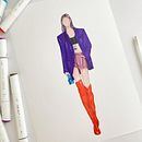 My project for course: Fashion Sketch Illustration. Traditional illustration, Sketching, Fashion Design, Digital Drawing, and Fashion Illustration	 project by Reema Alwadi - 08.07.2022