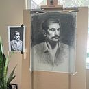 My project for course: Realistic Portraits Using Charcoal. Een project van Traditionele illustratie,  Beeldende kunst,  Tekening,  Portrettekening y Realistische tekening van lotte_volmer - 08.08.2022