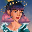 My project for course: Digital Fantasy Portraits with Photoshop. Un projet de Illustration traditionnelle, Dessin, Illustration numérique, Dessin de portrait, Dessin numérique , et Peinture numérique de Sarana - 08.08.2022