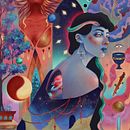 Mirage. Traditional illustration, and Fine Arts project by Fernanda Maya - 08.08.2022