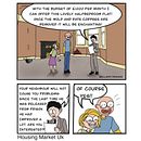 My project for course: Comic Strip Creation: Illustrating Unique Stories -Housing Market Uk-. Traditional illustration, Comic, Stor, telling, Stor, board, and Narrative project by elliemtdesigns - 08.08.2022