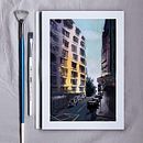 Hong Kong urban landscape: Gouache Painting of Urban Landscapes. Ilustração tradicional, Pintura, e Pintura guache projeto de Becky Isjwara - 10.08.2022