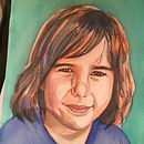 Retrato de Abril. Projekt z dziedziny Malowanie akwarelą użytkownika Ana Rodríguez Sío - 12.08.2022