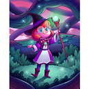 My project for course: Illustrating Fantastical Animals with Procreate Ein Projekt aus dem Bereich Traditionelle Illustration, Design von Figuren, Zeichnung, Digitale Illustration, Stor, telling und Erzählung von Britt Henricksen - 10.08.2022