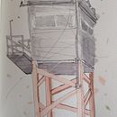 Mi proyecto del curso: Dibujo arquitectónico expresivo con marcadores de colores. Esboçado, Desenho, Ilustração arquitetônica, Sketchbook e Ilustração com tinta projeto de silviatorres40 - 12.08.2022