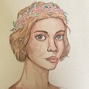 My project for course: Watercolor Portrait from a Photo. Traditional illustration, Watercolor Painting, and Portrait Drawing project by audreylynnredford - 08.12.2022