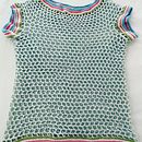 T-shirt top-down circular. Un progetto di Uncinetto di sandrabatista25 - 13.08.2022