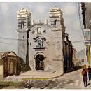 Mi proyecto del curso: Paisajes urbanos en acuarela. Een project van  Beeldende kunst, Aquarelschilderen y  Architecturale illustratie van Enrique Bracamonte Heredia - 14.08.2022