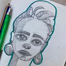 My project for course: Portrait Sketchbooking: Explore the Human Face Ein Projekt aus dem Bereich Skizzenentwurf, Zeichnung, Porträtzeichnung, Artistische Zeichnung und Sketchbook von Marina Raef - 14.08.2022