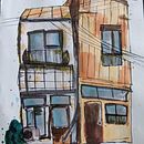 My project for course: Expressive Architectural Sketching with Colored Markers. Projekt z dziedziny Sketching,  R, sunek,  R, sunek architektoniczn, Sketchbook,  R i sunek atramentem użytkownika littleartist - 14.08.2022