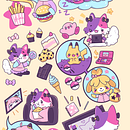 Mi proyecto del curso: Ilustración de una historia con estilo kawaii . % Arfrajor Arambarri tarafından hazırlanan Geleneksel illüstras, on, Karakter Tasarımı, Dijital İllüstras, on, Ve Manga projesi - 08.14.2022