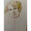 Ink and tea drawing of Alma Ein Projekt aus dem Bereich Traditionelle Illustration von dianetigue3 - 14.08.2022