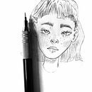Meu projeto do curso: Caderno de retratos: explore o rosto humano. Un proyecto de Bocetado, Dibujo, Dibujo de Retrato, Dibujo artístico y Sketchbook de Sidney Nogueira - 18.08.2022