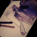 Meu projeto do curso: Retrato realista com caneta. Een project van Traditionele illustratie,  Tekening,  Portrettekening, Realistische tekening y  Artistieke tekening van Victor Mendes - 15.08.2022