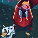 My project for course: Fantastical Illustrations with Procreate. Projekt z dziedziny Trad, c, jna ilustracja, Ilustracja c, frowa, R, sunek c i frow użytkownika Alanur Doğru - 15.08.2022