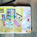 Il mio progetto del corso: Sketchbook per esplorare il tuo stile di disegno. Projekt z dziedziny Trad, c, jna ilustracja, Sketching, Kreat, wność,  R, sunek, Malowanie akwarelą, Sketchbook i Malowanie gwaszami użytkownika giorgia_chiolli83 - 16.08.2022