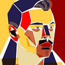 My project for course: Geometric Portraits with Procreate. Traditional illustration, and Digital Illustration project by dj_boulter - 08.21.2022