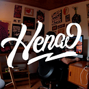Henao logo animated: Proyecto final Lettering animado con Procreate. Un proyecto de Animación, Post-producción fotográfica		, Tipografía, Caligrafía, Lettering y Lettering digital de Andrés Henao - 14.08.2022