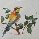 My project for course: Watercolor with Filigree and Metallic Details. Een project van Traditionele illustratie, Schilderij, Aquarelschilderen,  Botanische illustratie, Naturalistische illustratie y Decoratief schilderen van ableitung_misc - 17.08.2022