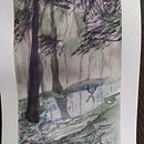 Mi proyecto del curso: Paisajes en acuarela: técnicas y herramientas experimentales. Projekt z dziedziny  Sztuki piękne,  Malarstwo i Malowanie akwarelą użytkownika junial666 - 17.08.2022