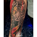 Mi proyecto del curso: Técnicas de color para tatuajes Ein Projekt aus dem Bereich Traditionelle Illustration, Zeichnung, Digitale Illustration, Tattoodesign und Digitale Zeichnung von Felipe Londoño Gómez - 03.08.2022