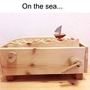My project for course: on the sea.... Un proyecto de Diseño de personajes, Escultura, Diseño de juguetes, Art to y Carpintería de le_benes - 18.08.2022