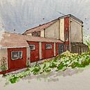 My project for course: Expressive Architectural Sketching with Colored Markers. Un progetto di Bozzetti, Disegno, Illustrazione architettonica, Sketchbook e Illustrazione con inchiostro di Tim - 13.08.2022