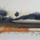Watercolour in the style of Antonio Ortega Perez. Un proyecto de Bellas Artes, Creatividad y Pintura a la acuarela de Terri Bate - 19.08.2022