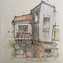 My project for course: Expressive Architectural Sketching with Colored Markers. Een project van  Schetsen,  Tekening,  Architecturale illustratie, Sketchbook y  Illustratie met inkt van Yve - 20.08.2022