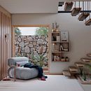 Meu projeto do curso: Iniciação ao design de interiores. Un projet de Architecture d'intérieur, Design d'intérieur, Décoration, Décoration d'intérieur, Retail design , et Design d'espace de Sthella B. F. de Oliveira - 23.09.2022