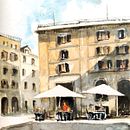My project for course: Modern Techniques for Watercolor Cityscapes Ein Projekt aus dem Bereich Malerei und Aquarellmalerei von Mircea G - 20.08.2022