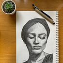 Mi proyecto del curso: Introducción al dibujo de retrato. Traditional illustration, Fine Arts, Pencil Drawing, Drawing, Portrait Drawing, Artistic Drawing, and Figure Drawing project by Elsie Art - 08.02.2022