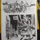 My project for course: Inking Techniques for Comics and Illustration. Un projet de Illustration traditionnelle, Beaux Arts, Peinture, B, e dessinée et Illustration à l'encre de Alexis Lopez - 21.08.2022