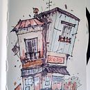 Il mio progetto del corso: Disegno architettonico espressivo con pennarelli colorati. Esboçado, Desenho, Ilustração arquitetônica, Sketchbook e Ilustração com tinta projeto de giovanni84 - 21.08.2022