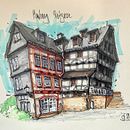 Mein Kursprojekt: Expressive Architekturskizzen mit Markern 2. Un progetto di Illustrazione tradizionale, Disegno, Sketchbook e Illustrazione architettonica di Stephan B. - 21.08.2022