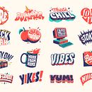 A Few Moods. Design, Ilustração tradicional, Lettering, Tipografia e Ilustração digital projeto de Scott Biersack - 28.07.2020