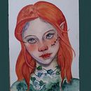 Mi proyecto del curso: Ilustración de cuento de hadas con acuarelas. Traditional illustration, Painting, Drawing, Digital Illustration, and Watercolor Painting project by Jethzabet Yañez - 08.22.2022