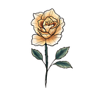 Mi proyecto del curso: Diseño de tatuajes botánicos con Procreate. Ilustração tradicional, Ilustração digital, Desenho de tatuagens e Ilustração botânica projeto de Gabriela Rivera - 22.08.2022